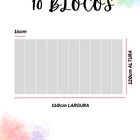 Cabeceira Estofada Queen 10 Blocos Não É Segredo Suede Animal