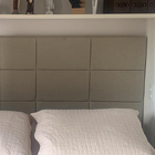 Cabeceira Estofada Queen 12 Blocos Não É Segredo Linho Bege 1