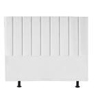 Cabeceira Estofada Queen 160cm Cora Courino Branco - D A Decor