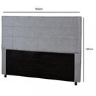 Cabeceira Estofada Queen 160cm Linho Veneza Madetal