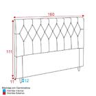 Cabeceira Estofada Queen 160cm Multimóveis Cr35086