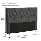 Cabeceira Estofada Queen 160cm Multimóveis Cr35086
