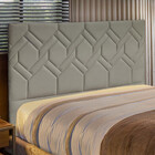 Cabeceira Estofada Queen 160cm Veludo Alana Js Móveis
