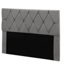 Cabeceira Estofada Queen 160cm Veludo Bia Js Móveis
