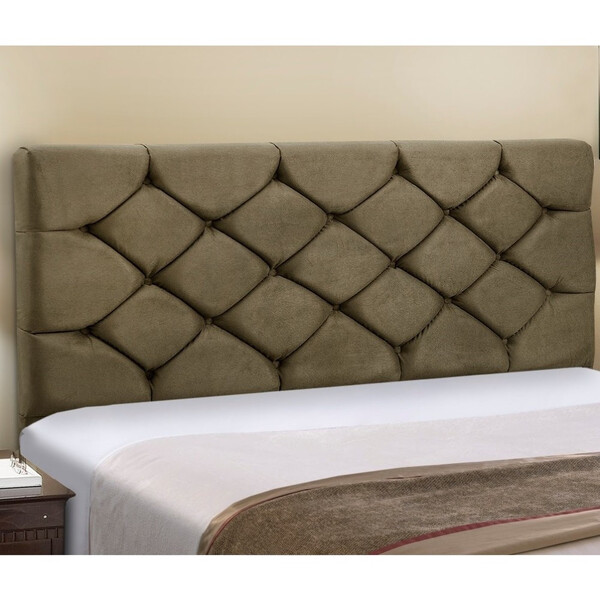 Cabeceira Estofada Queen 160cm Veludo Bony Js Móveis