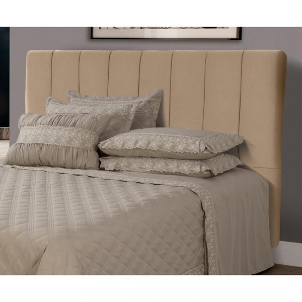 Cabeceira Estofada Queen 160cm Veludo Dallas Madetal