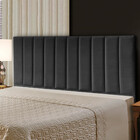 Cabeceira Estofada Queen 160cm Veludo Nanda Js Móveis