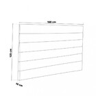 Cabeceira Estofada Queen 160cm Veludo Vian