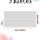 Cabeceira Estofada Queen 2 Blocos Não É Segredo Linho Cinza V