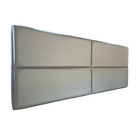 Cabeceira Estofada Queen 4 Blocos Não É Segredo Facto Cinza C