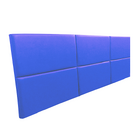 Cabeceira Estofada Queen 6 Blocos Não É Segredo Courvin Azul