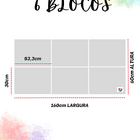 Cabeceira Estofada Queen 6 Blocos Não É Segredo Linho Marrom