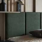 Cabeceira Estofada Queen 8 Blocos Não É Segredo Suede Liso Ve