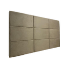 Cabeceira Estofada Queen 9 Blocos Não É Segredo Veludo Bege 1