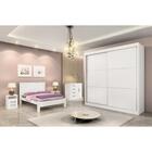 Cabeceira Estofada Queen Imperial Veludo Azul 160 Cm