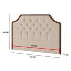Cabeceira Estofada Queen Orion 160 Cm Tca 946