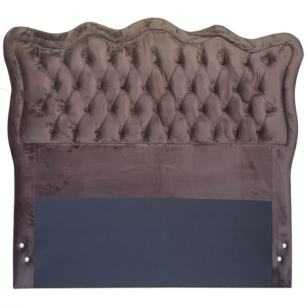 Cabeceira Estofada Queen Size Dakota 160cm Tecido Veludo 1519
