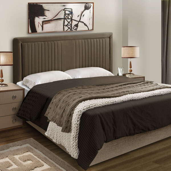 Cabeceira Estofada Quenn 160cm Veloplus Berlin Dobuê