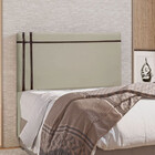 Cabeceira Estofada Royal Em Madeira De Eucalipto 90cm Suede C