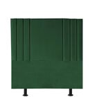 Cabeceira Estofada Solteiro 100 Cm Grécia A01 Suede Verde