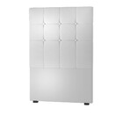 Cabeceira Estofada Solteiro 90cm Corino Denver Viero