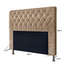Cabeceira Estofada Solteiro 90cm Suede Amassado Paris Js Móve