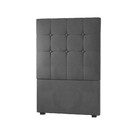 Cabeceira Estofada Solteiro 90cm Veludo Denver Viero