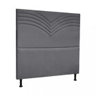 Cabeceira Estofada Solteiro 90cm Veludo Laura Js Móveis