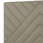 Cabeceira Estofada Solteiro 90cm Veludo Sky Plus Simbal