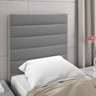 Cabeceira Estofada Solteiro 90cm Veludo Vian