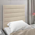 Cabeceira Estofada Solteiro 90cm Veludo Vian