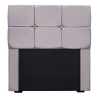 Cabeceira Estofada Solteiro Com Strass Mila 90cm Veludo Star