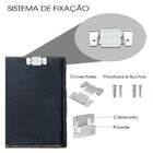 Cabeceira Estofada Solteiro Lunna Yescasa Branco