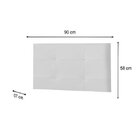 Cabeceira Estofada Solteiro Lunna Yescasa Branco