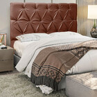 Cabeceira Estofada Star Em Madeira De Eucalipto 160cm Veludo