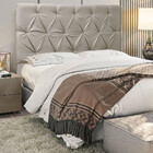 Cabeceira Estofada Star Em Madeira De Eucalipto Veludo 160cm