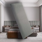 Cabeceira Estofada Suede Cinza Para Cama Box - Módulo 20x60