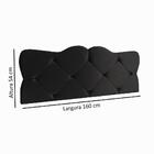 Cabeceira Estofada Suede Para Cama Box Casal Queen 1,60 Reale