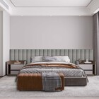 Cabeceira Estofada Suede Para Cama Box - Módulo 20x60 Cm - Un