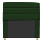 Cabeceira Estofada Turim 160 Cm Queen Size Suede Verde - Amar