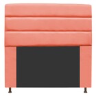Cabeceira Estofada Turim 195 Cm King Size Suede Coral - Amare