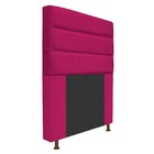 Cabeceira Estofada Turim 90 Cm Solteiro  Suede Pink - Amarena
