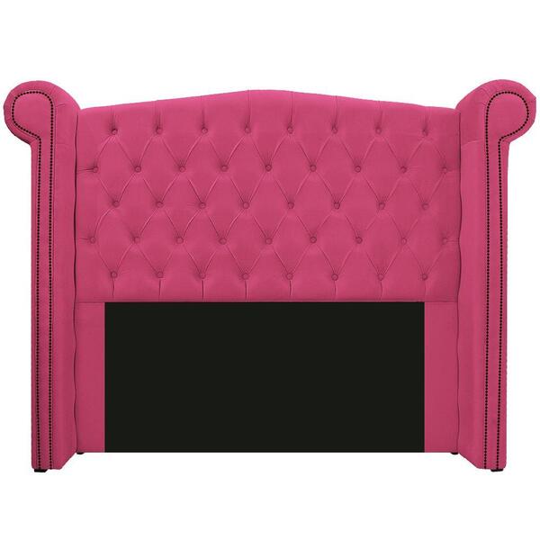 Cabeceira Estofada Veneza 140 Cm Casal Corano Pink