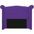 Cabeceira Estofada Veneza 140 Cm Casal Corano Roxo