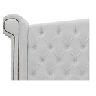 Cabeceira Estofada Veneza 195 Cm King Size Corano Branco - Do