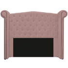 Cabeceira Estofada Veneza 195 Cm King Size Suede Rosê - Doce