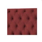 Cabeceira Estofada Viúva 120 Cm Jade Suede Vermelho