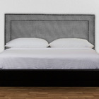 Cabeceira Estofada Viviane Linho Cores - Ds Estofadas - Casal