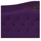 Cabeceira Estofada Yasmim 140 Cm Casal Suede Roxo - Doce Sonh