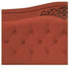 Cabeceira Estofada Yasmim 140 Cm Casal Suede Terracota - Doce